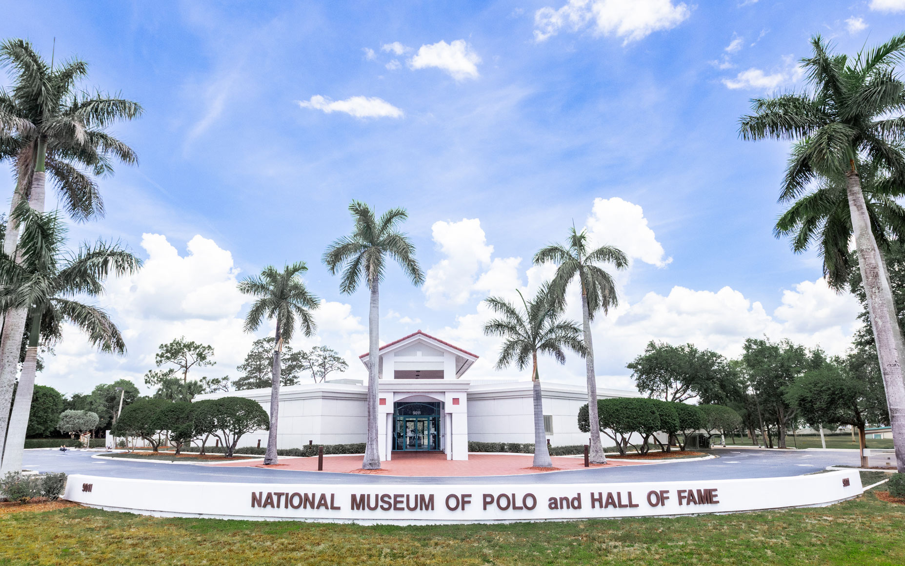 Exterior of The Museum of Polo and Hall of Fame in Lake Worth, Florida