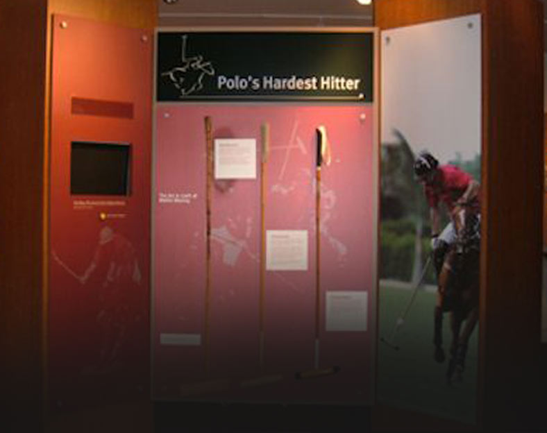 Exhibits at the Polo Museum: The Mallet Exhibit