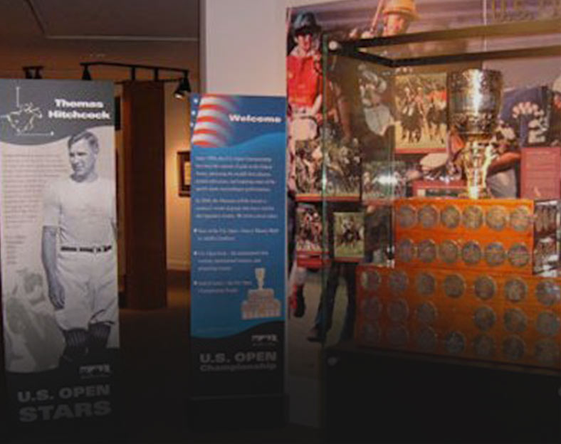 Exhibits at the Polo Museum: US Open Exhibit