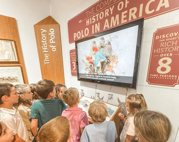 Children Visiting the Museum of Polo and Hall of Fame
